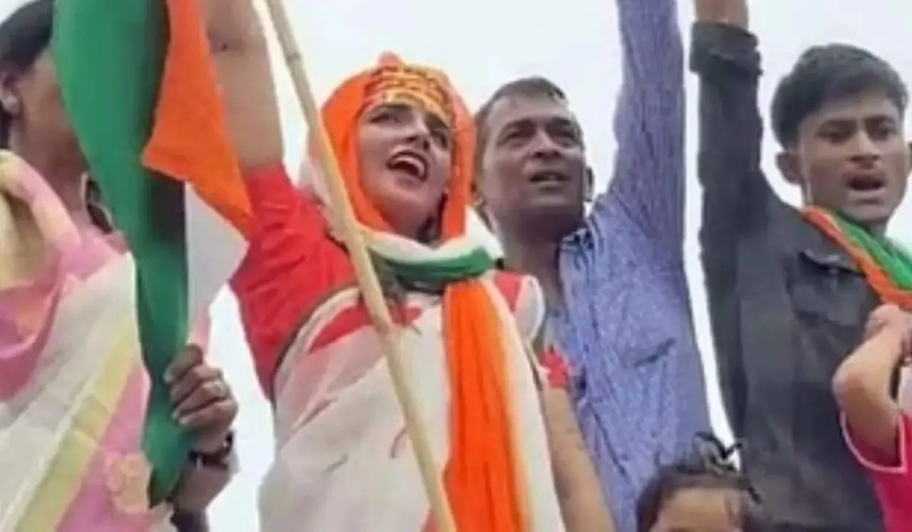 Pakistani Woman Celebrates Independence Day