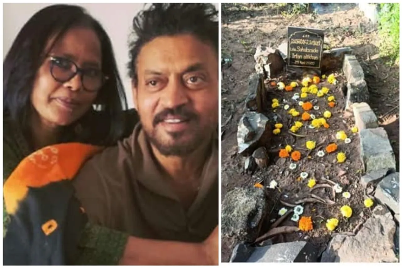 Irrfan Khan's grave
