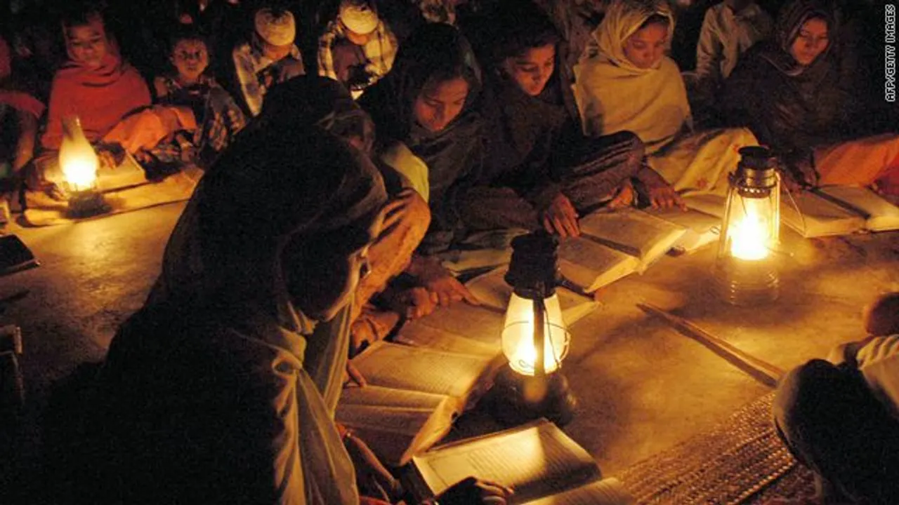 Women in a village, Female literacy rate India