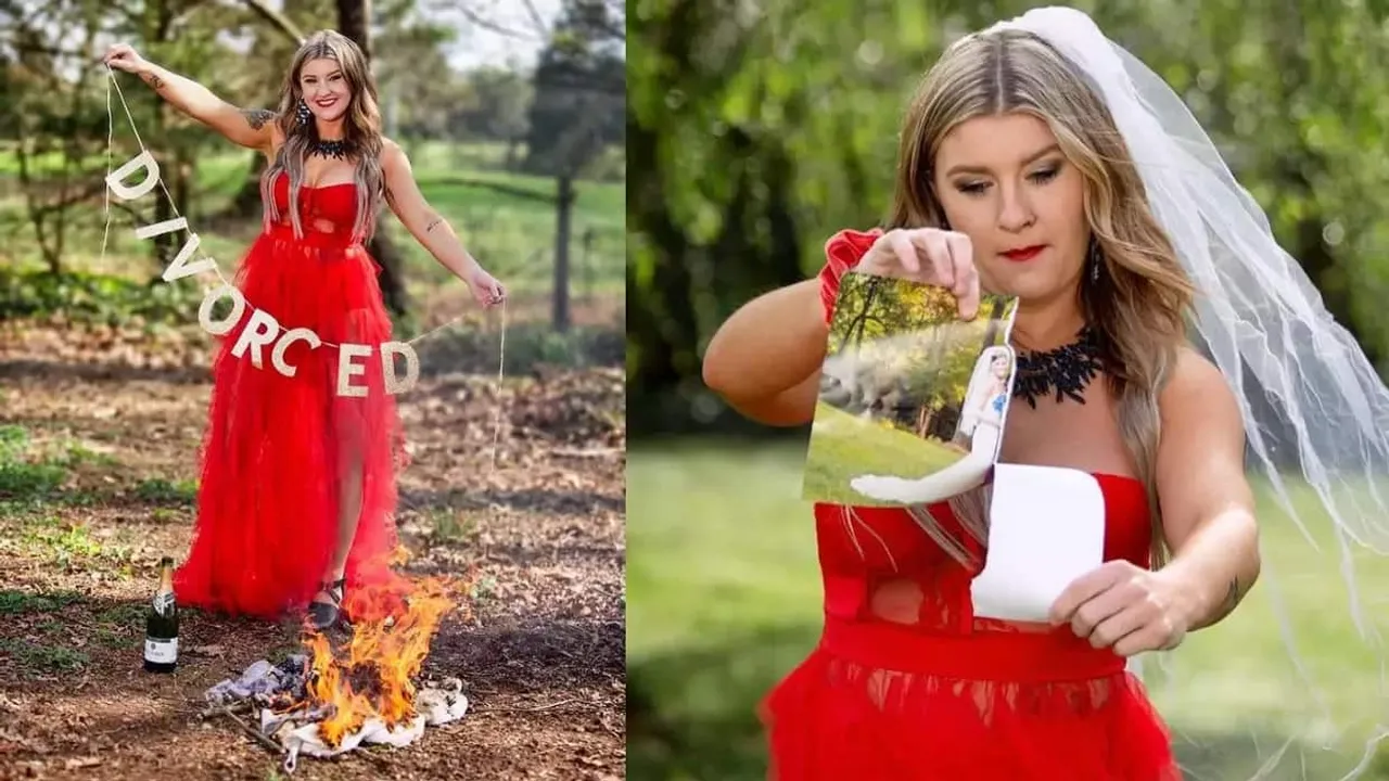 Woman Celebrates Divorce With Photoshoot