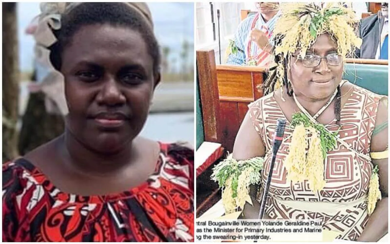 Theonila Roka Matbob and Yolande Geraldine Paul