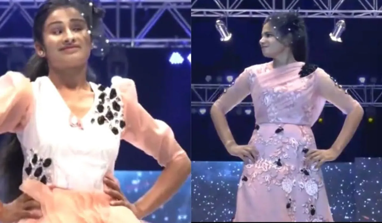 Visually Impaired Girls At Fashion Show