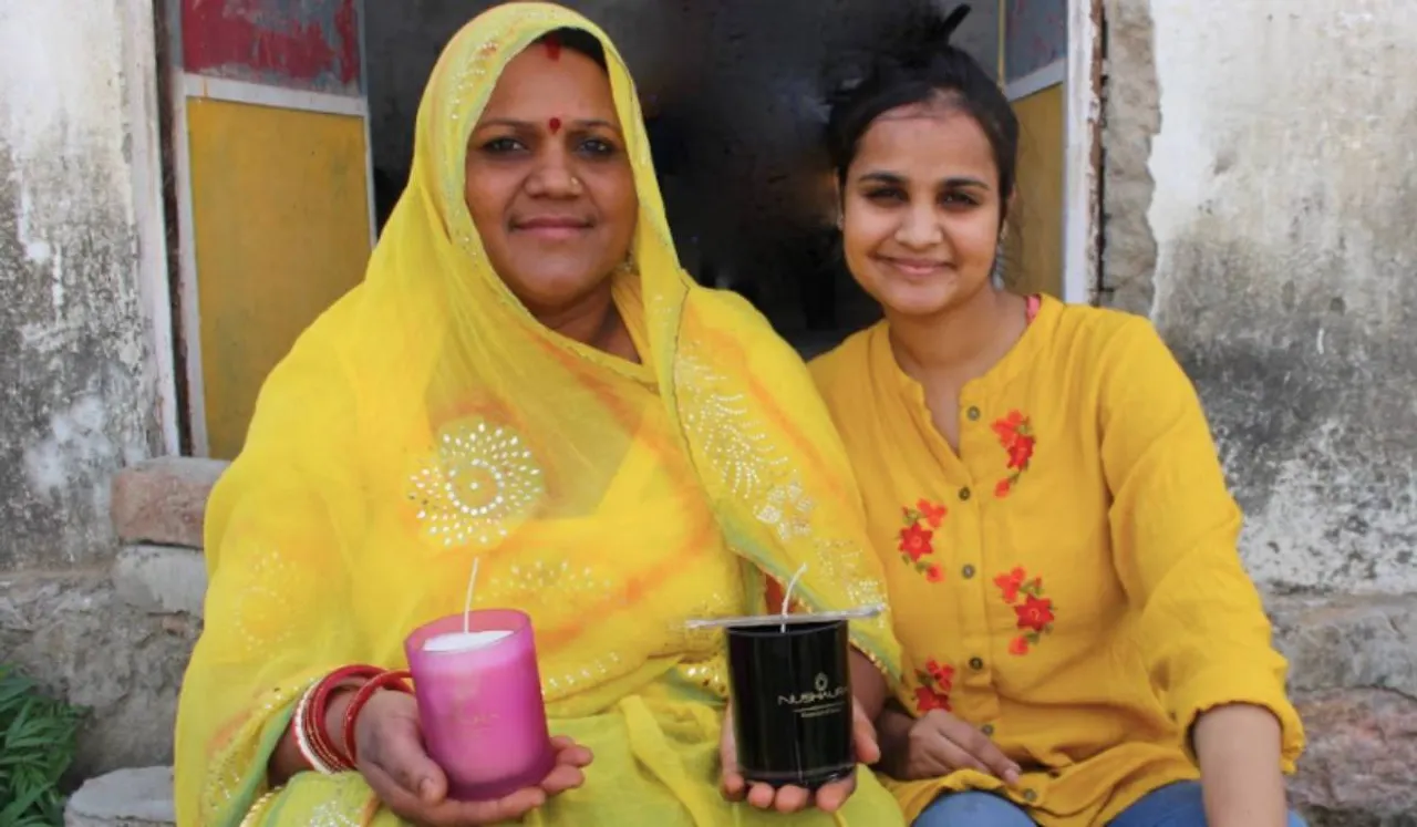 nushaura candles, tanushree jain nushaura