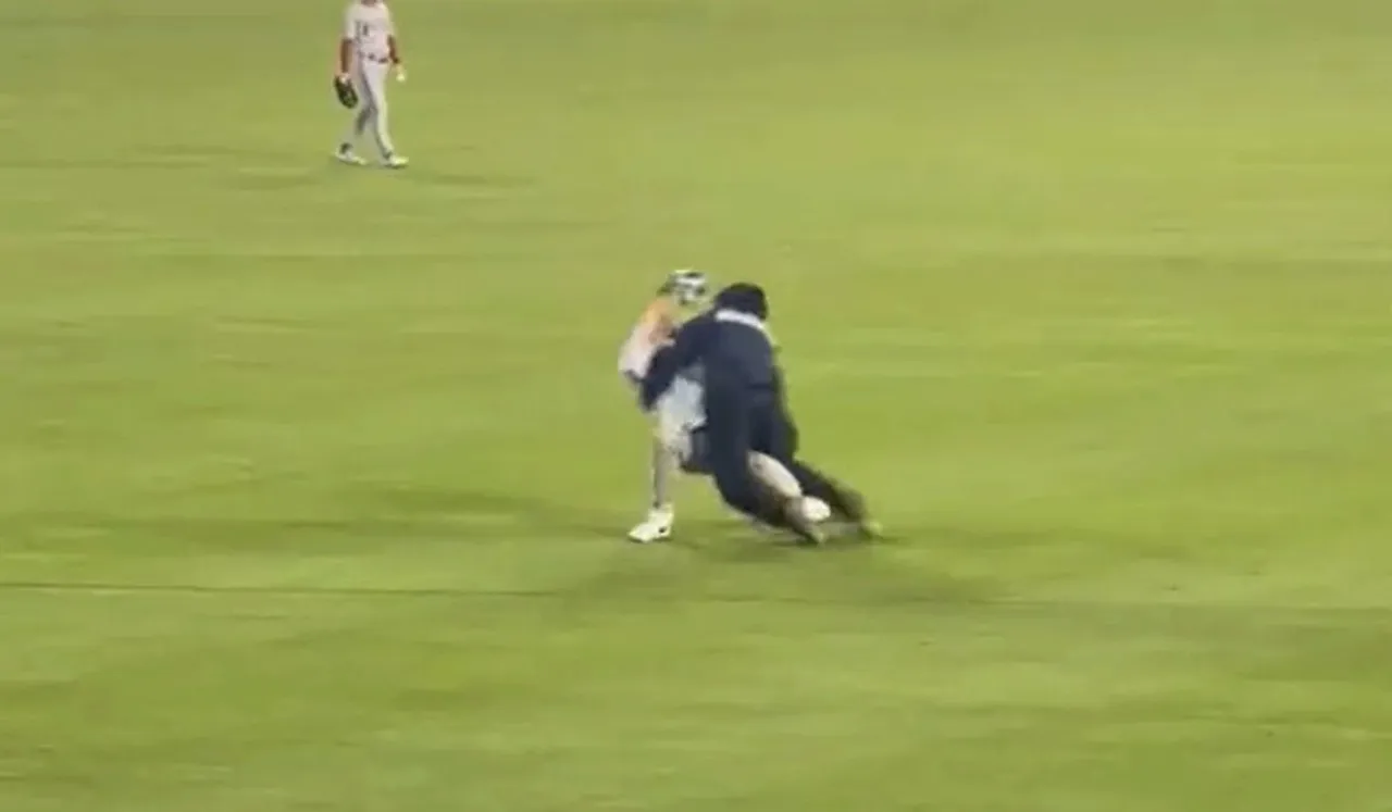 Proposal Goes Wrong During Baseball Game