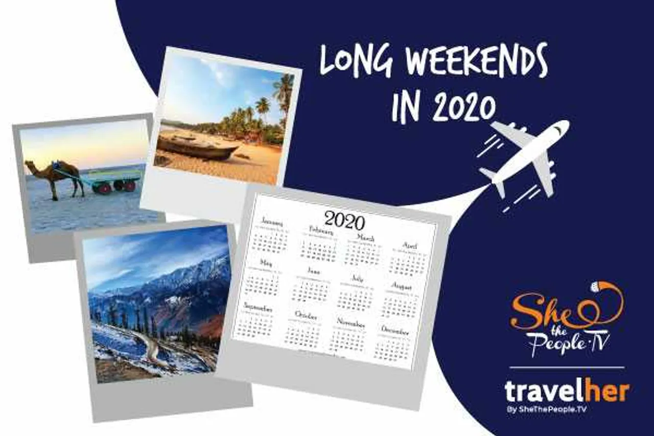 long weekends 2020
