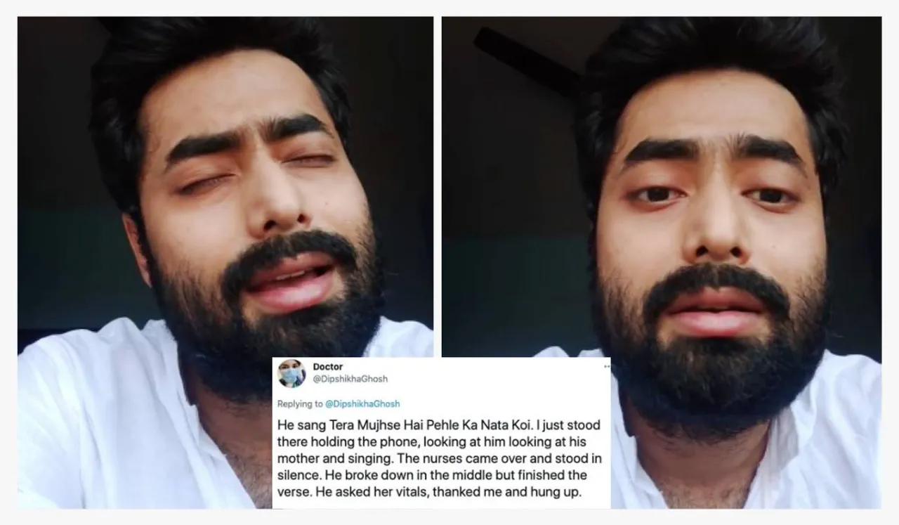man who sang for dying mother