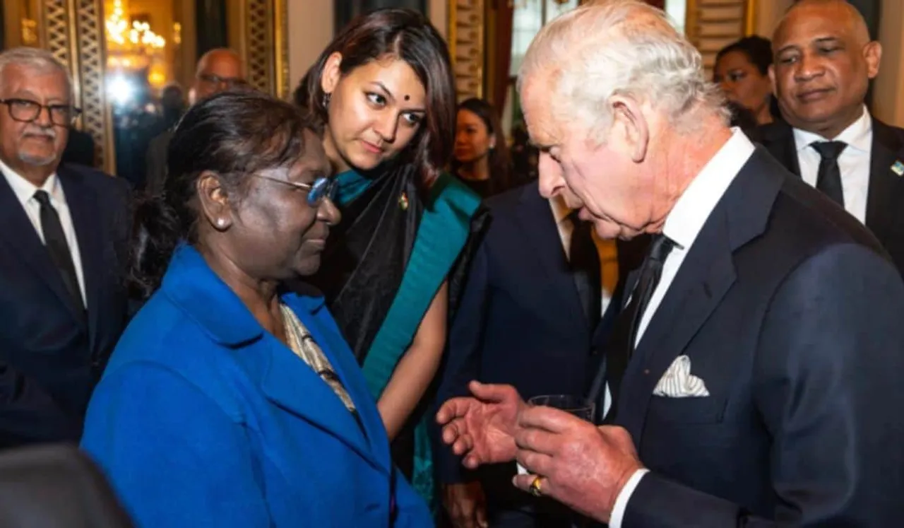 droupadi murmu meets king charles III