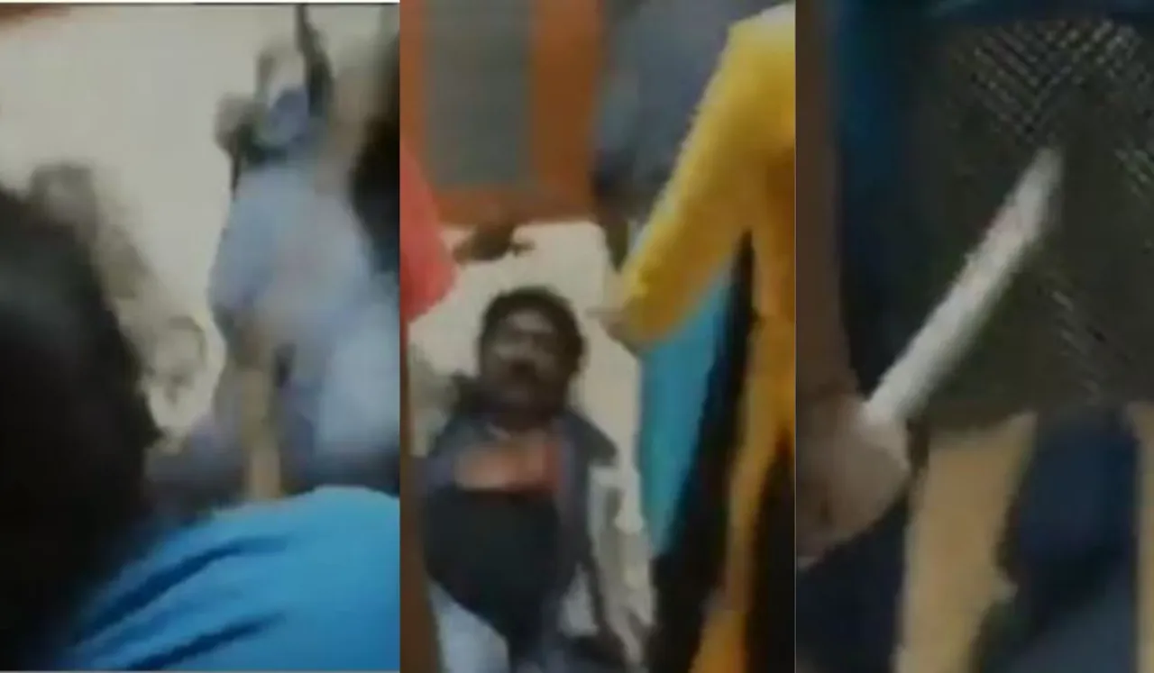 Karnataka Schoolgirls Beat Headmaster