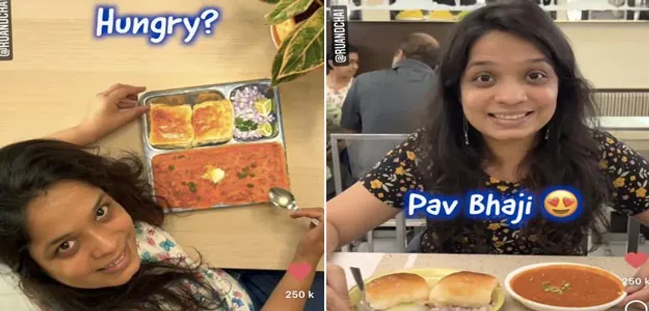 Woman's Pav Bhaji Painting, Woman Pav Bhaji Painting, Viral Video,