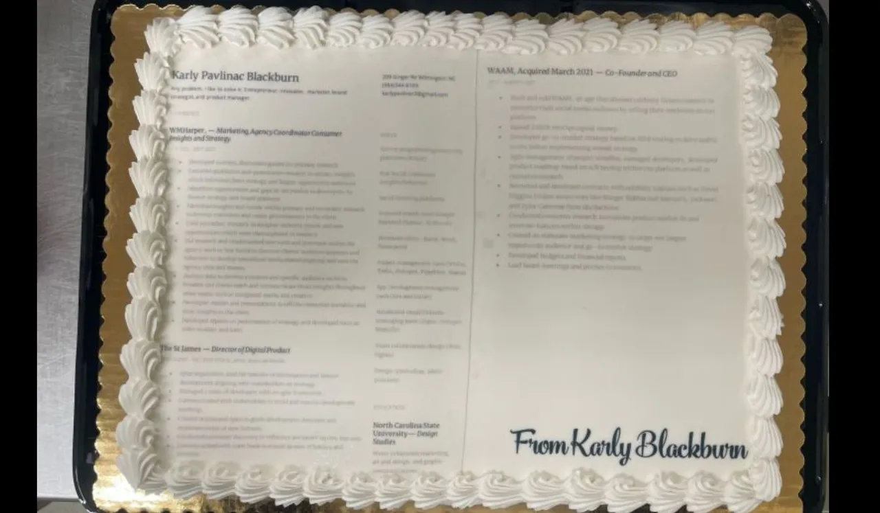 Viral Cake Resume to Nike