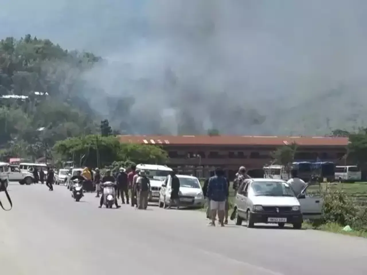 Manipur Women Form Human Chain To Protest Violence