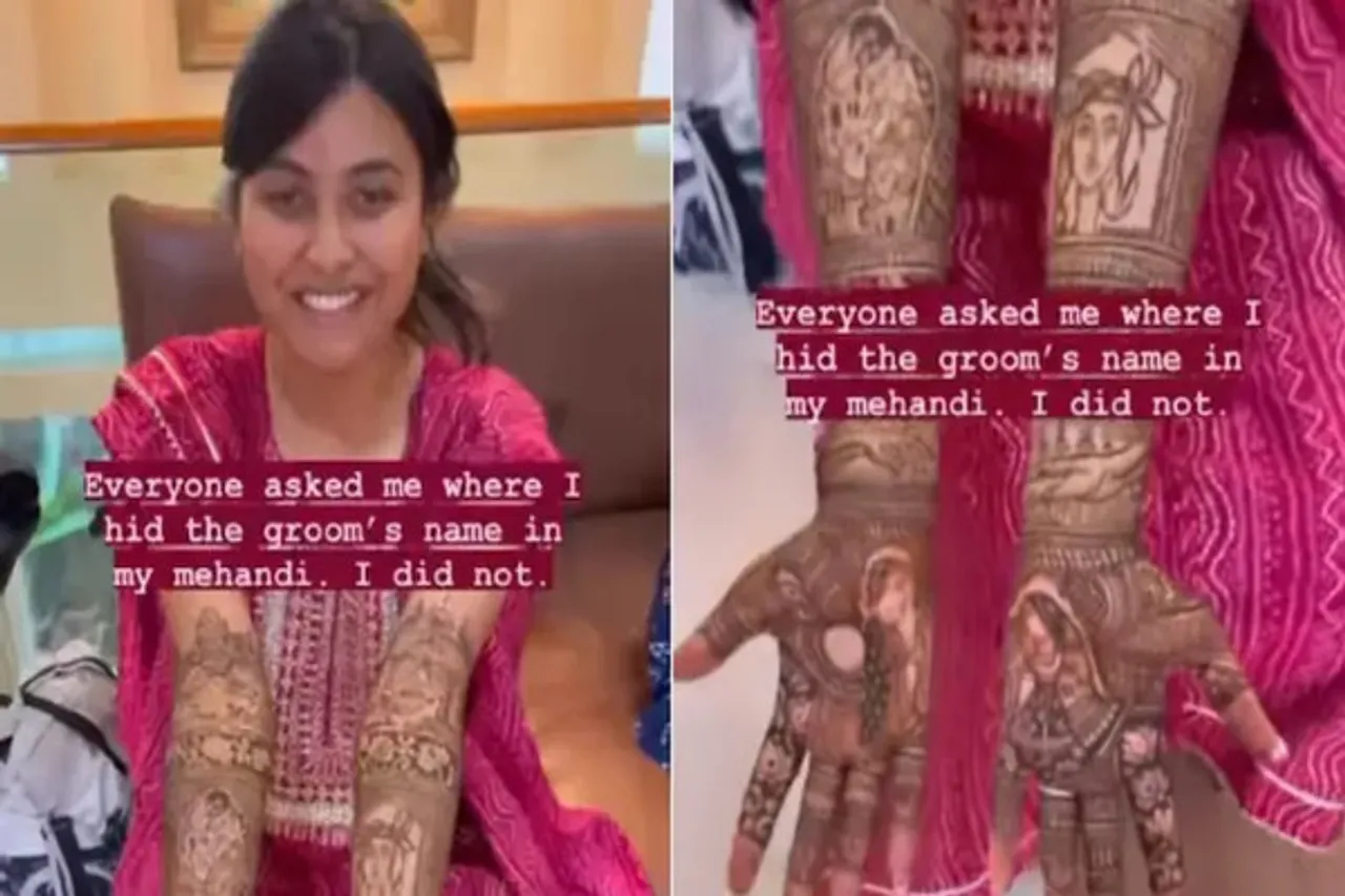 Bride Mehendi Viral Video