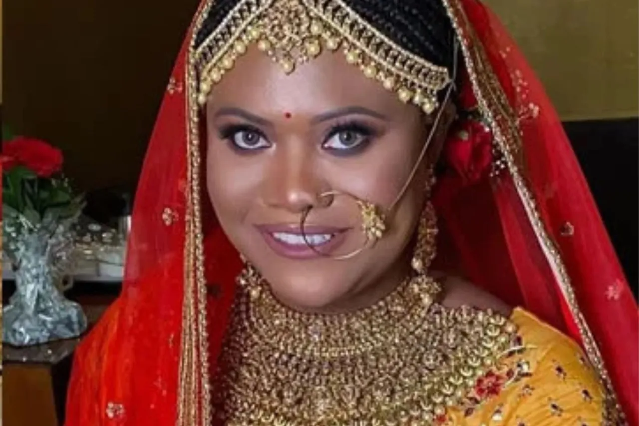 nigerian woman as indian bride