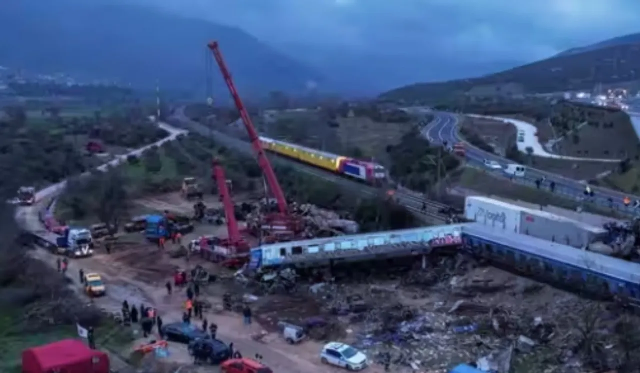 Train Collision In Greece