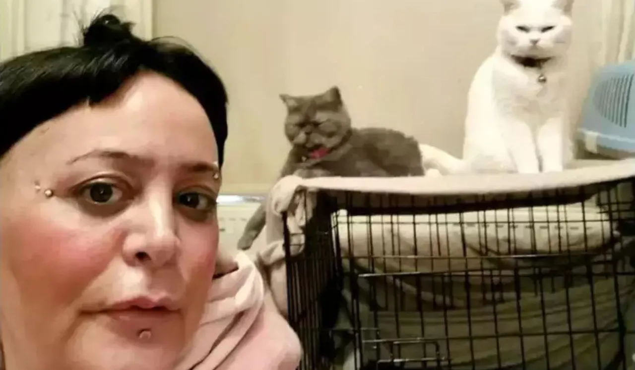 Woman Skips Meals to Feed 6 Cats