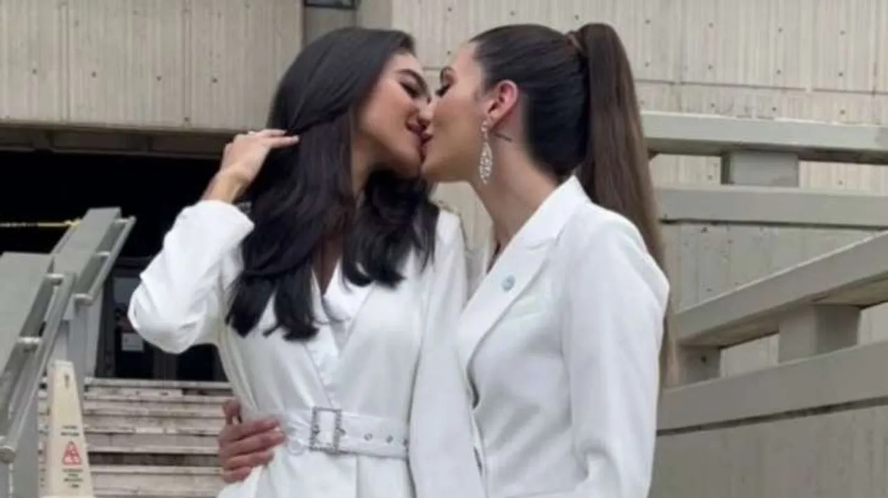 Miss Argentina and Miss Puerto Rico Marriage