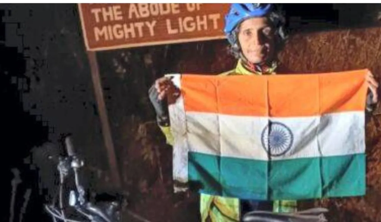 First Woman Solo Cyclist Travelled West to East