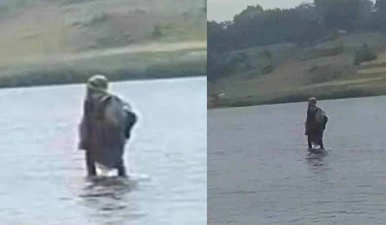 Woman Mistaken As Goddess At Narmada River