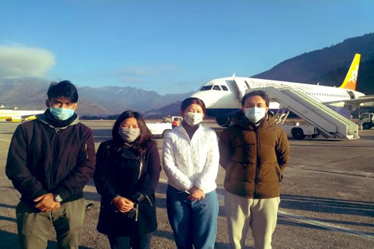 Four Bhutanese Space Engineers