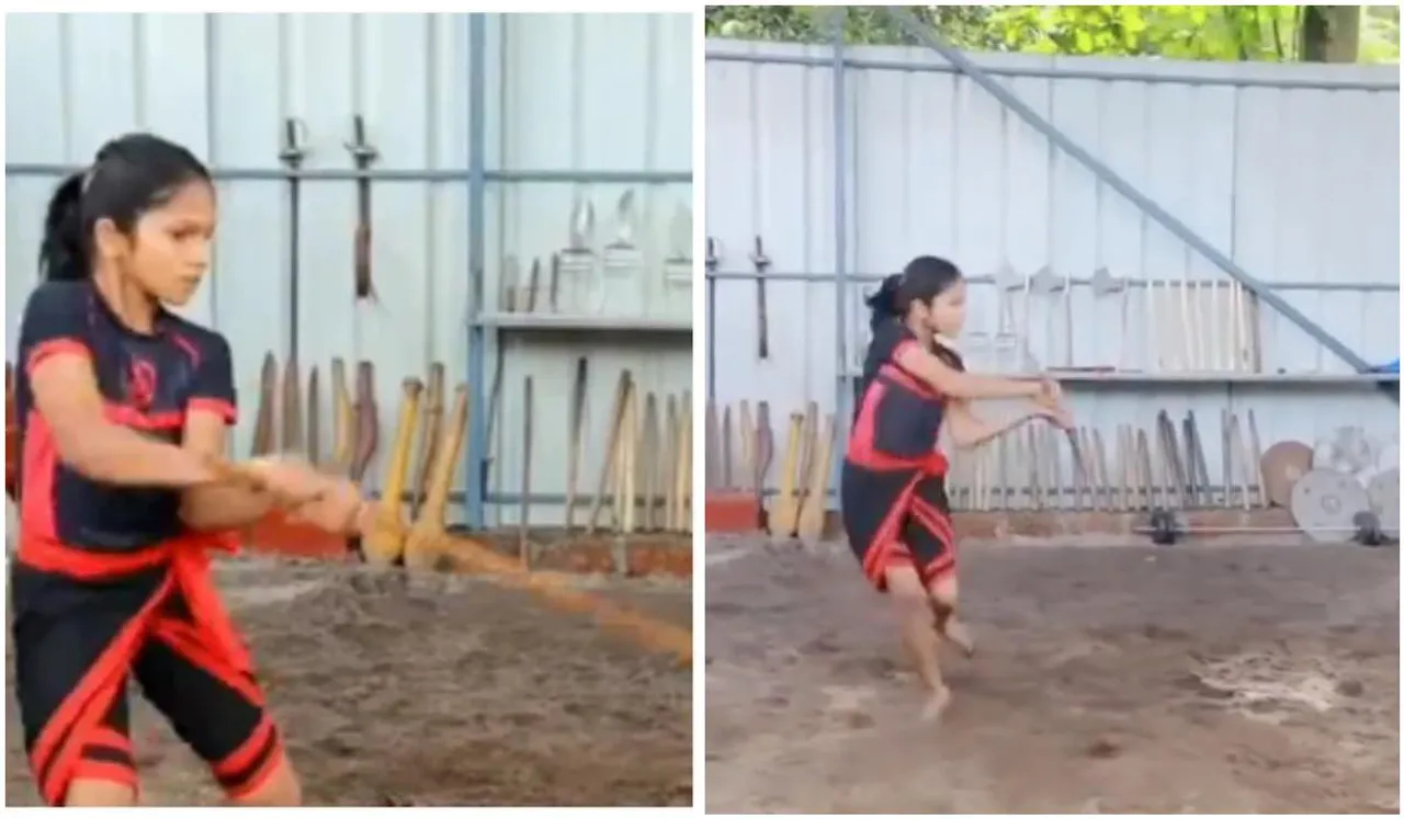 Anand Mahindra Kalaripayattu video