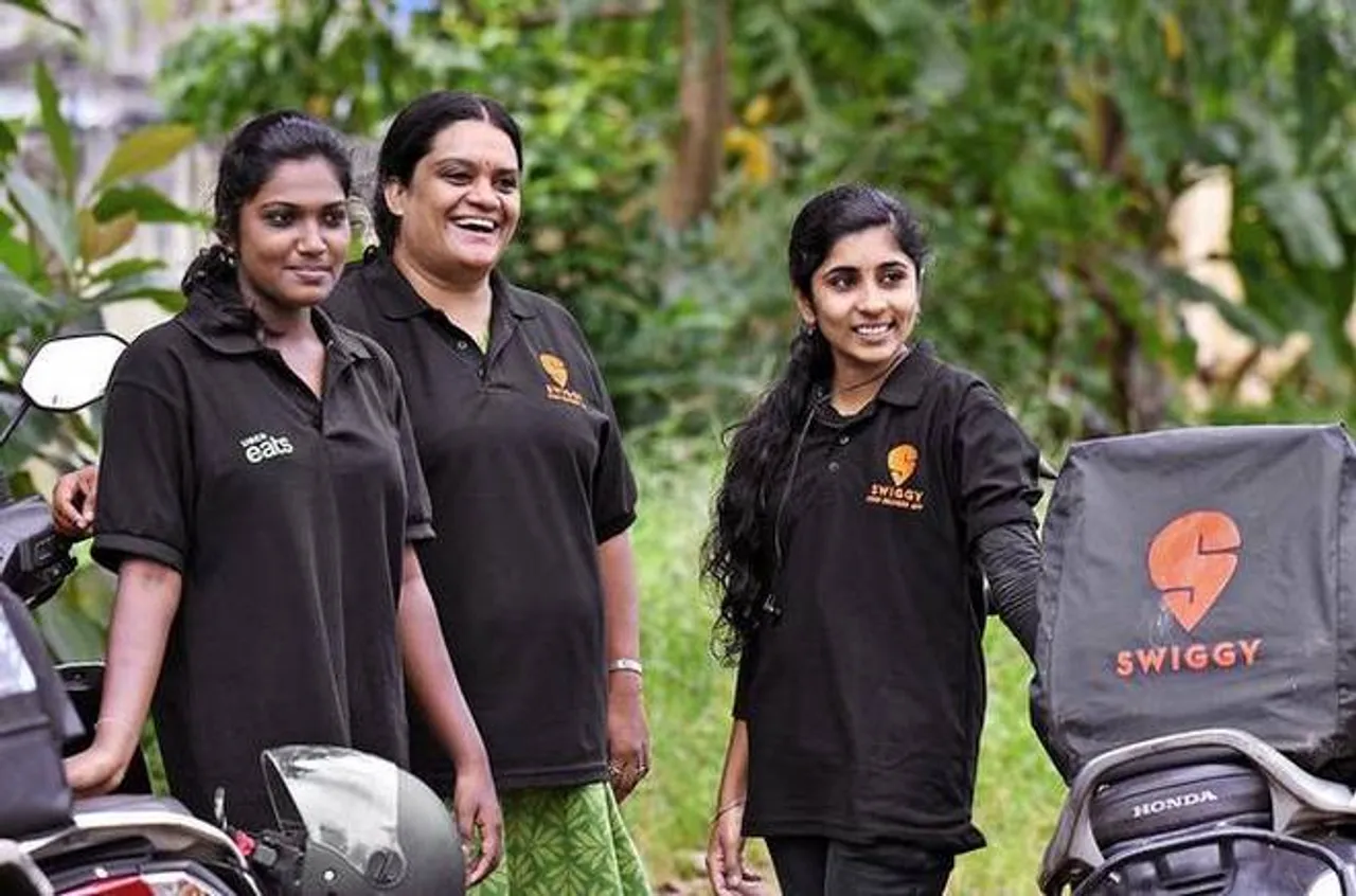 Swiggy hires delivery girls