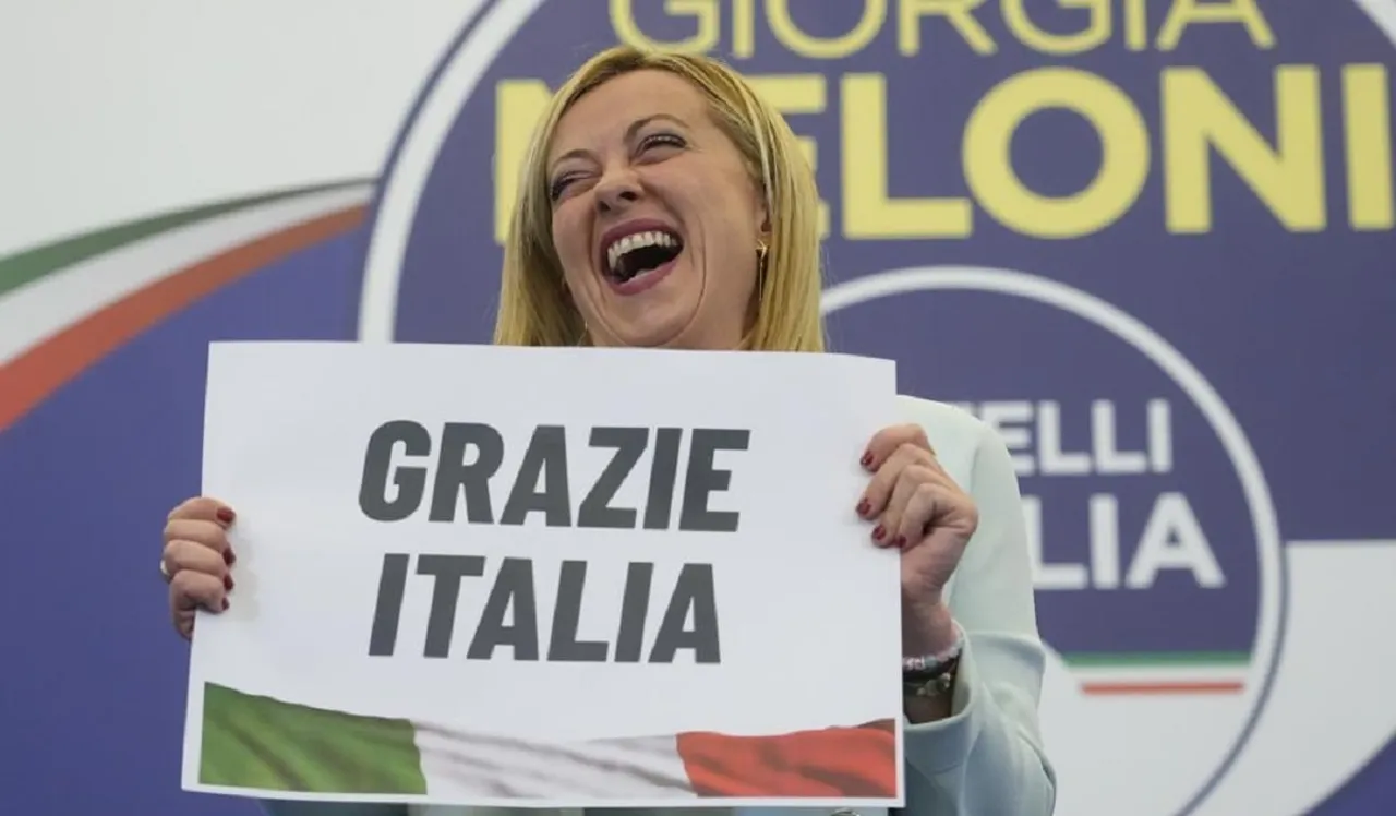 Giorgia Meloni win