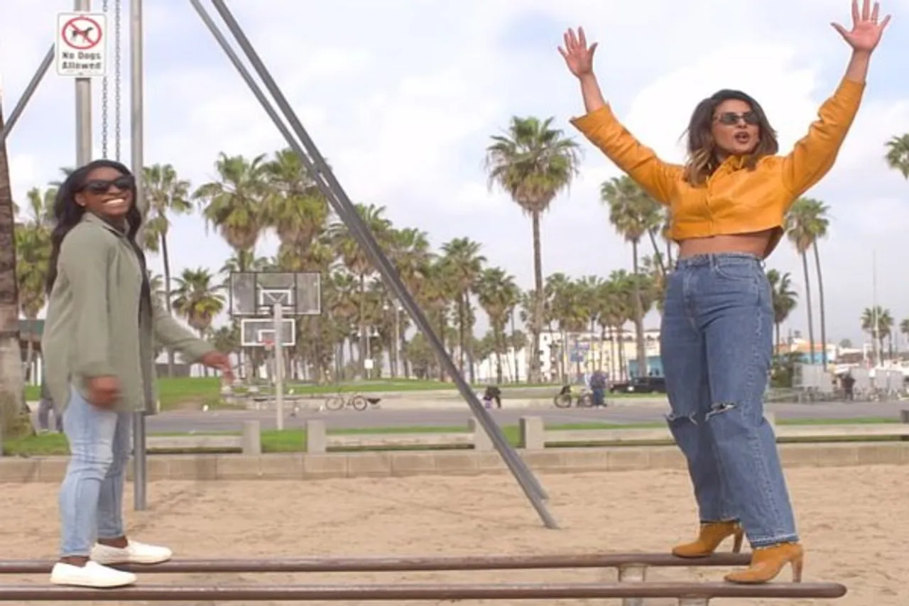 Priyanka Chopra Simone Biles Interview ,Priyanka Chopra Hails Simone Biles