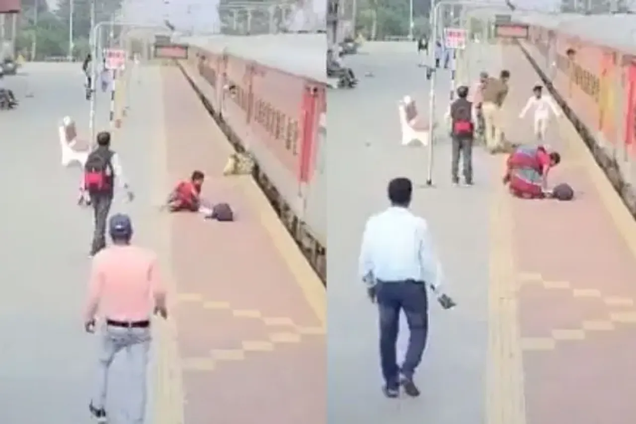 West Bengal cop saves woman