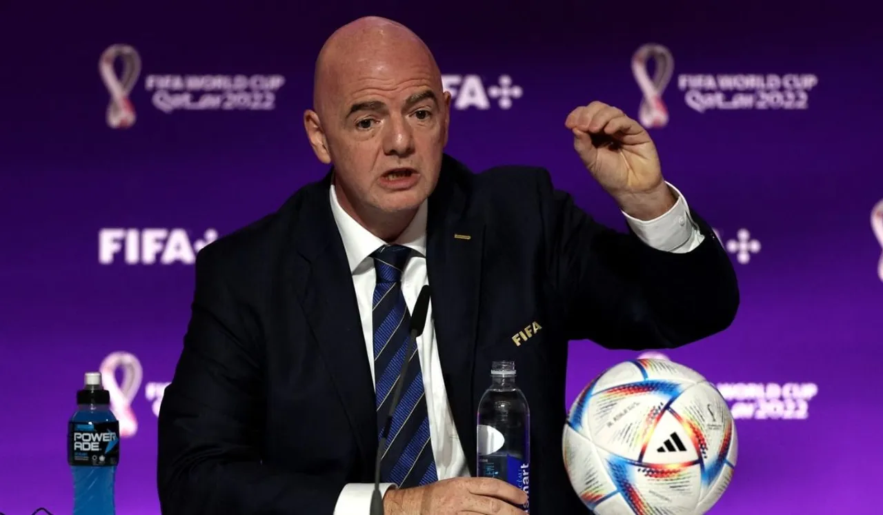 fifa president bizarre speech