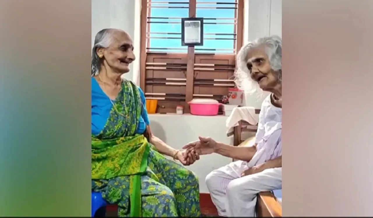 Elderly Bestfriends Reunite