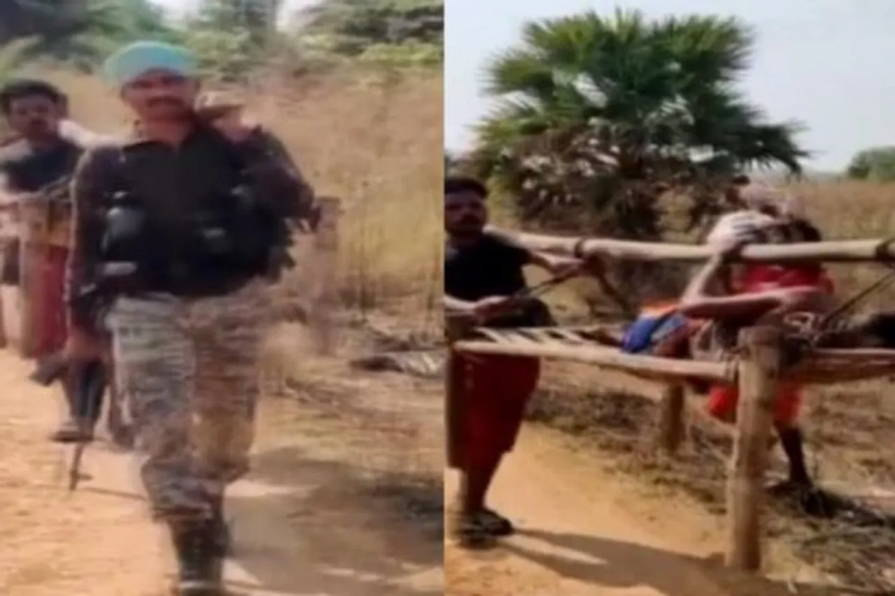 jawan carries pregnant woman
