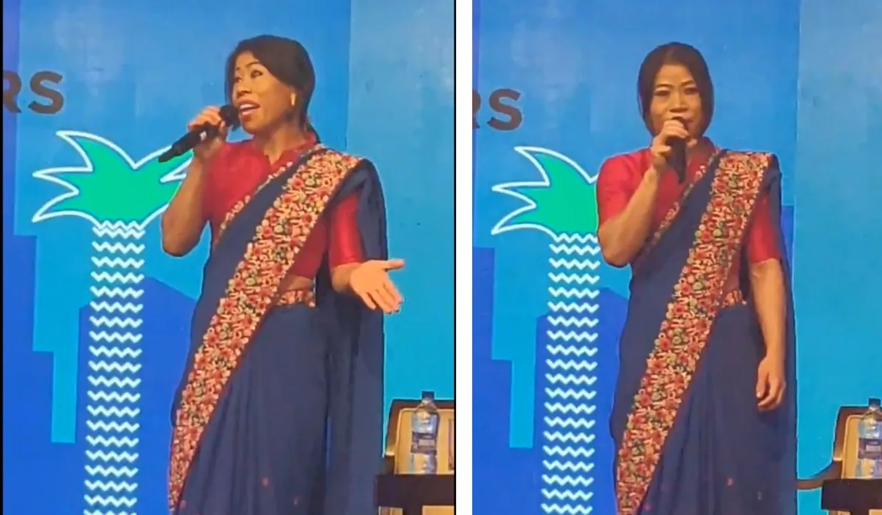 Mary Kom Singing Performance
