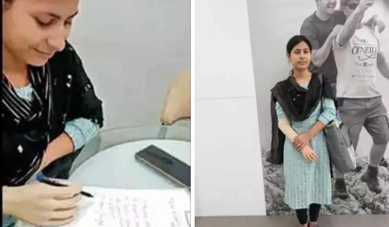 Woman's Hand Chopped Off