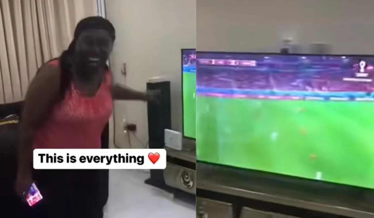 Footballer's Mom Excited To See Son Play