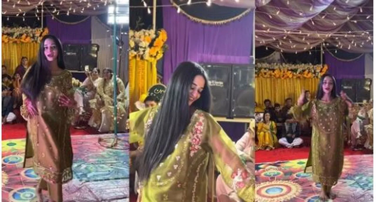Pakistani Woman Dance on Lataji's Song