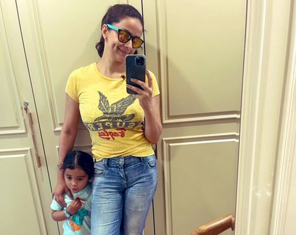 Gul Panag wears ripped jeans