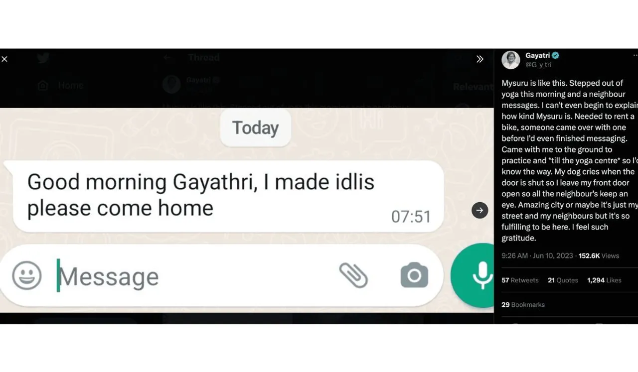 Viral Heartwarming Tale Of Kind-Hearted Neighbours In Mysore