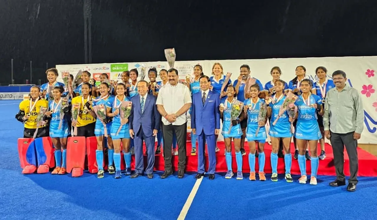 India's Women's Junior Hockey Team Clinches Asia Cup 2023