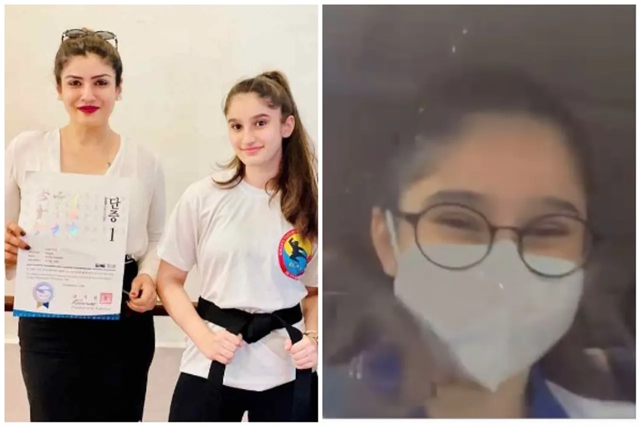 Raveena Tandon daughter report card, Rasha Thadani dance video