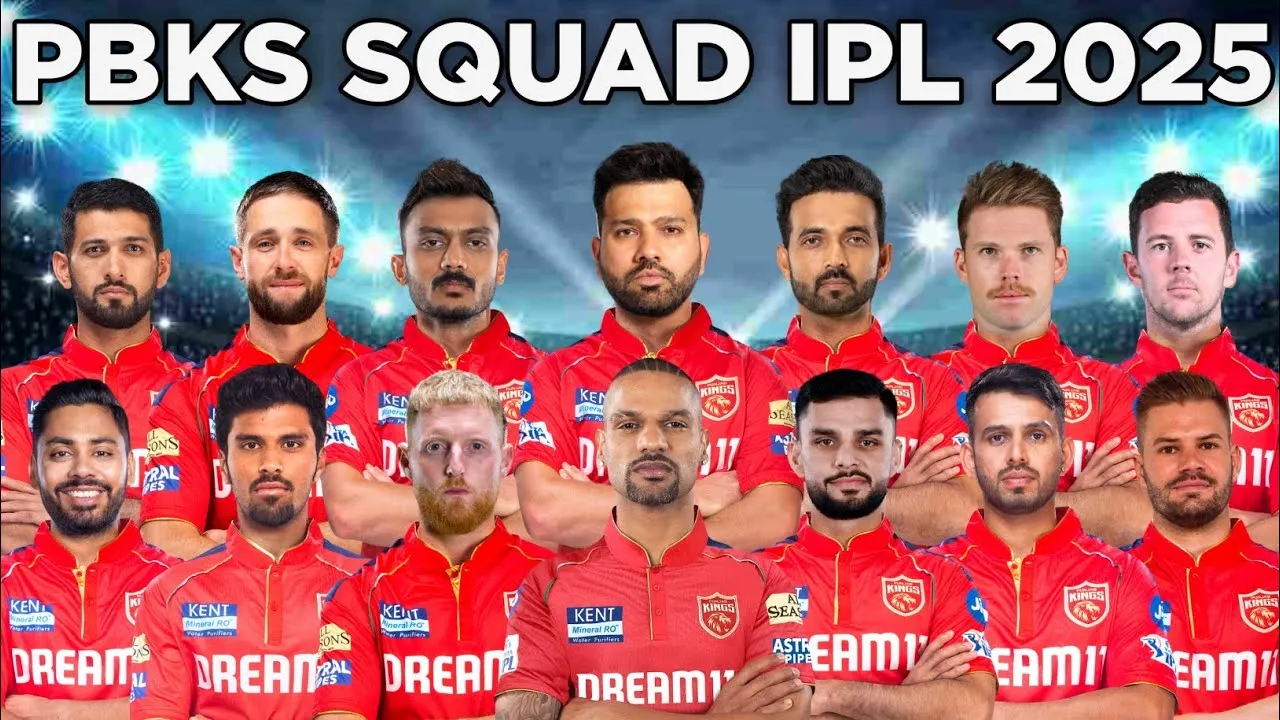 PBKS full squad for IPL 2025