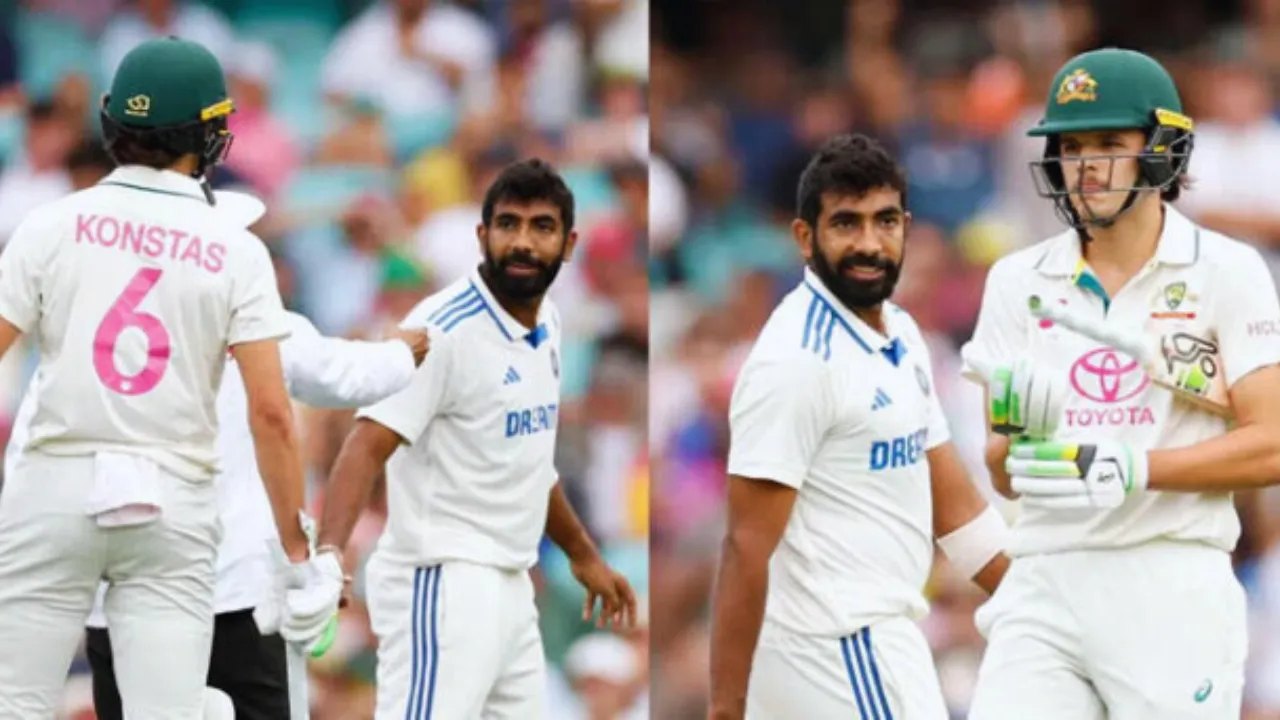 Jasprit Bumrah pokes fun at Sam Konstas