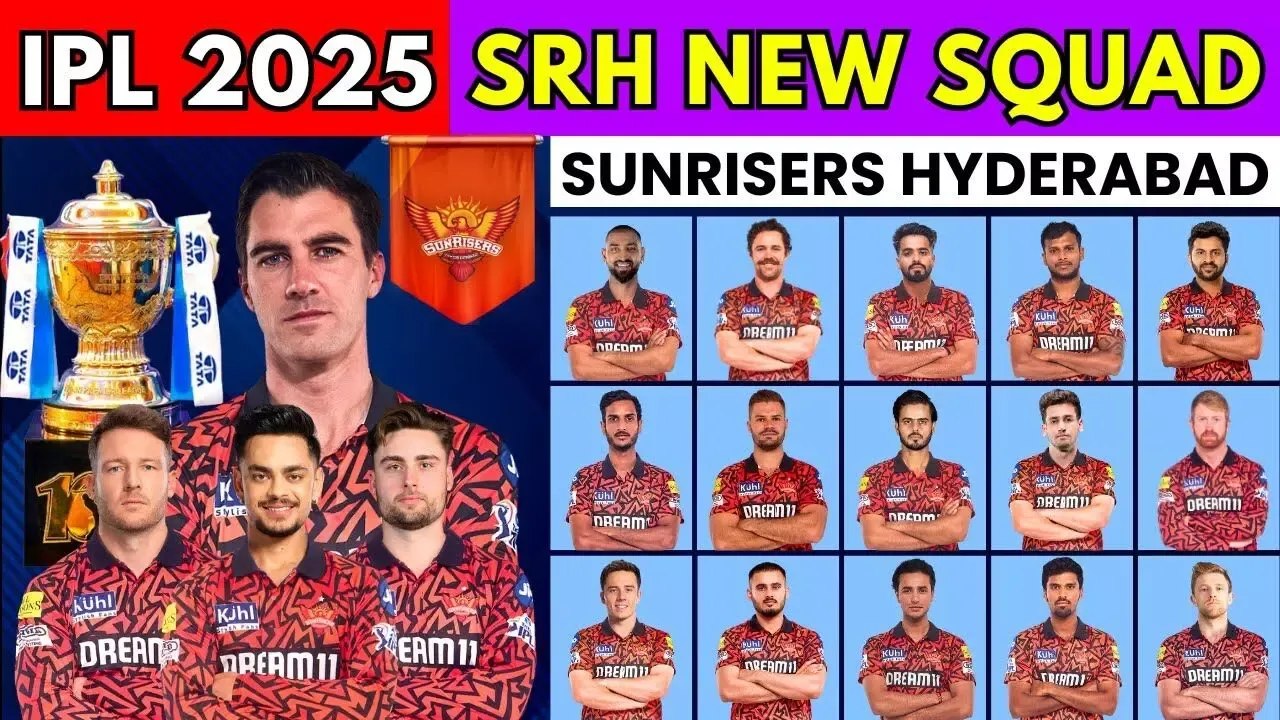 SRH full squad for IPL 2025