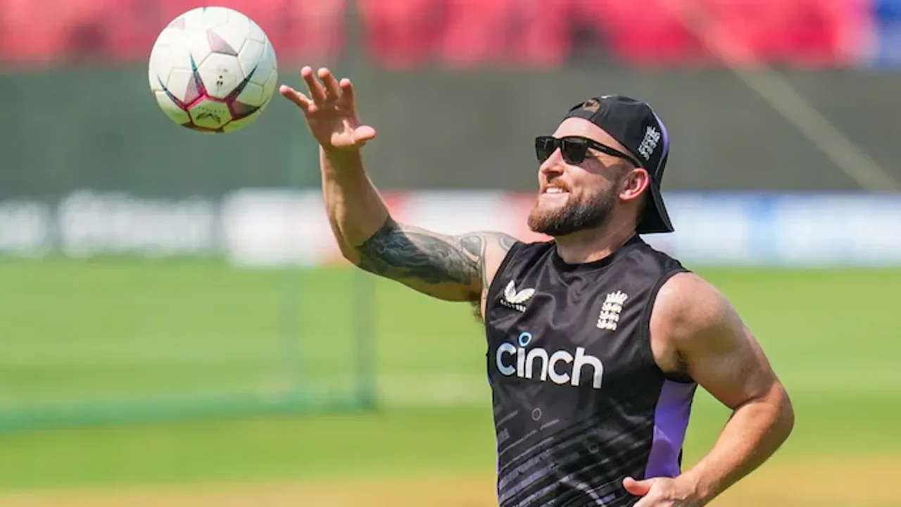 Brendon McCullum ahead of the India series