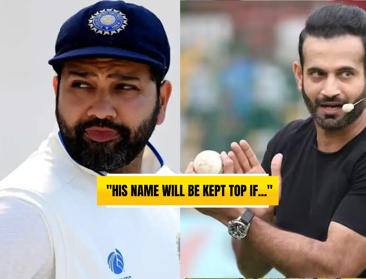 Rohit Sharma and Irfan Pathan 