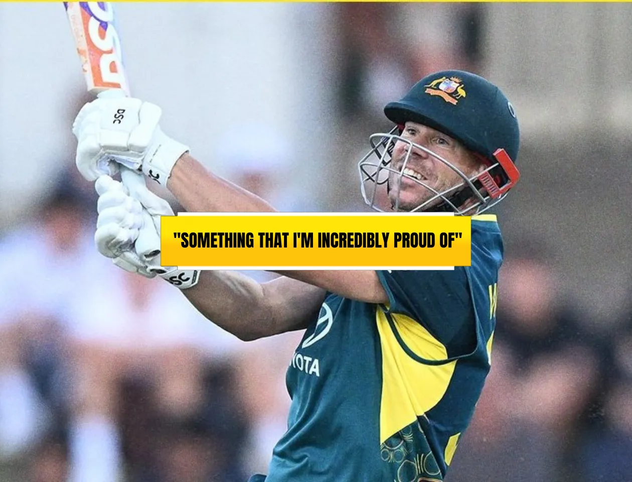 Warner's 70 powered the Aussies to a score of 213 at the Bellerive Oval in Hobart.