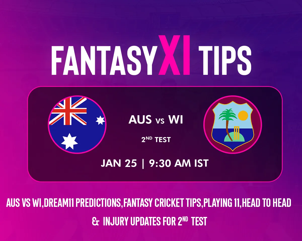 AUS vs WI 2nd Test 