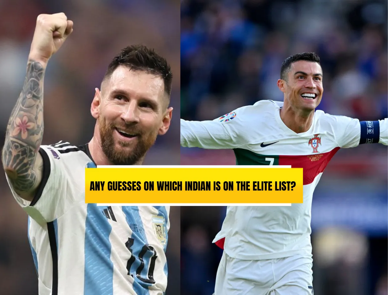 Lionel Messi & Cristiano Ronaldo (Source: Twitter)