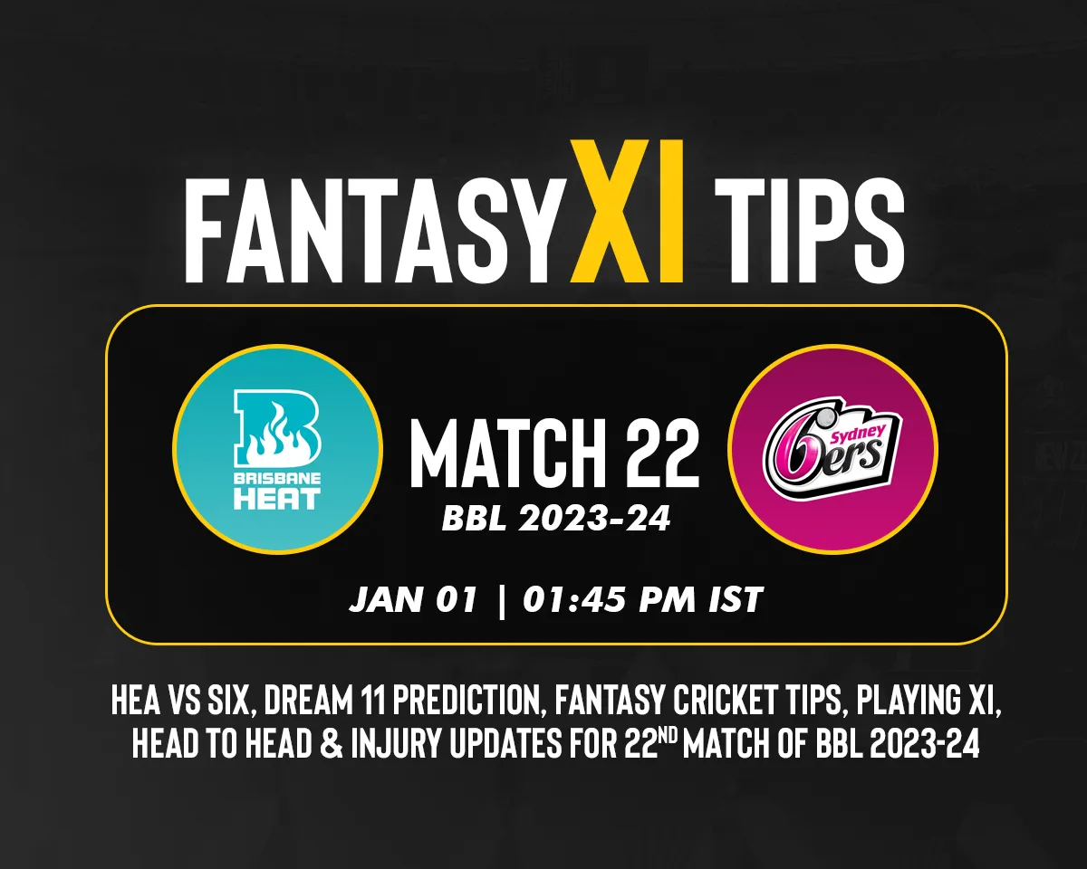 HEA vs SIX BBL 2023-24 