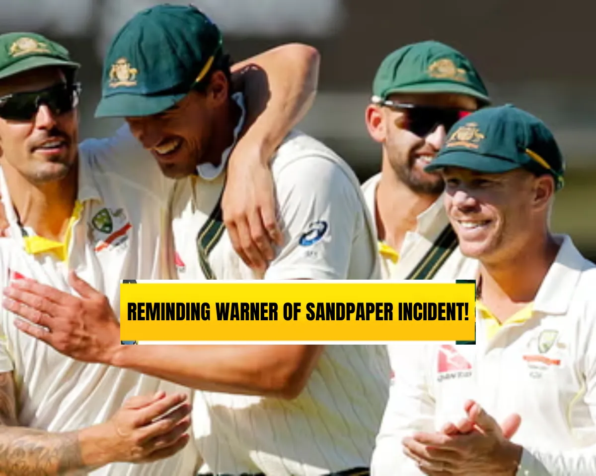 David Warner and Mitchell Johnson