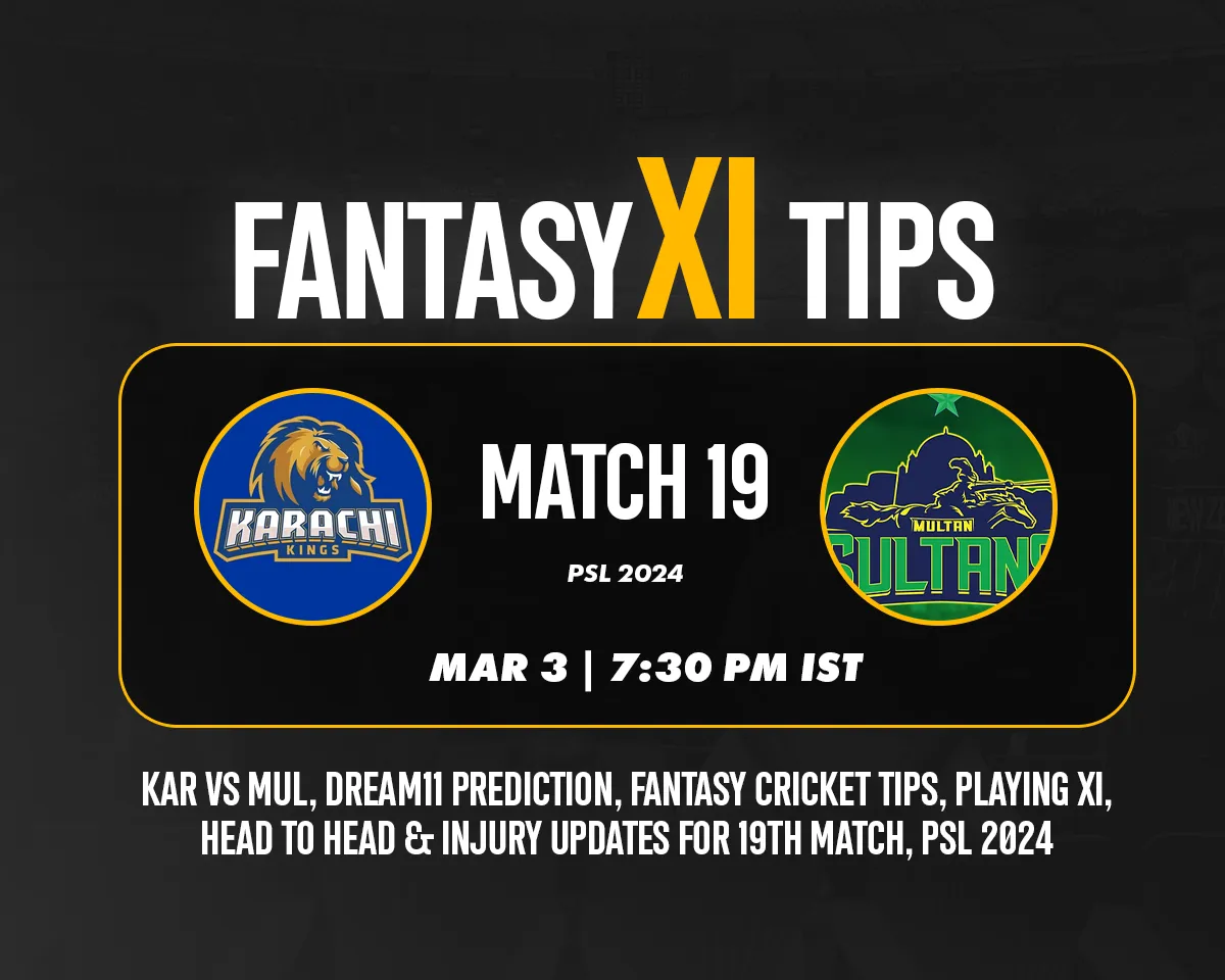 KAR vs MUL Dream11